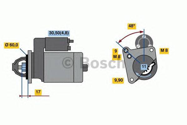 Стартер BOSCH 2305