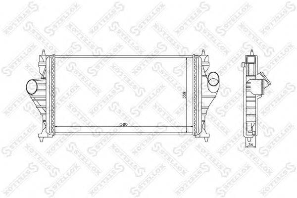 Интеркулер STELLOX 10-40170-SX