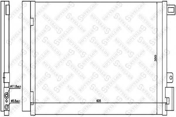 Конденсатор, кондиционер STELLOX 10-45613-SX