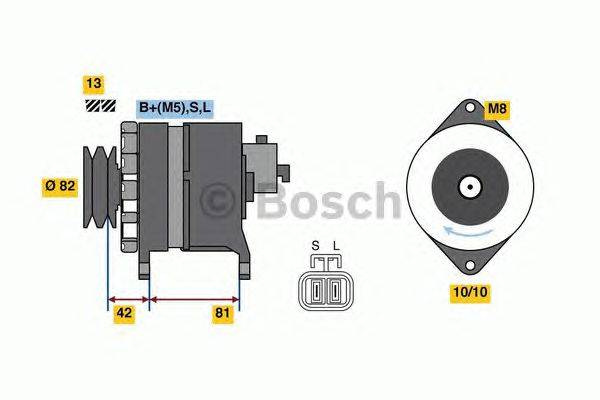 Генератор BOSCH 0 986 080 170