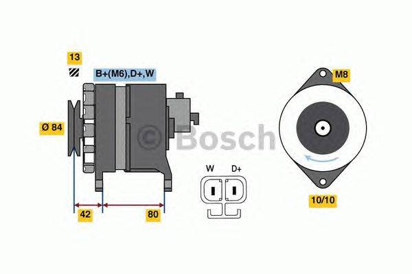 Генератор BOSCH 0986081240