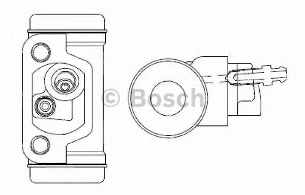 Комплект колесного тормозного фильтра BOSCH F 026 002 357