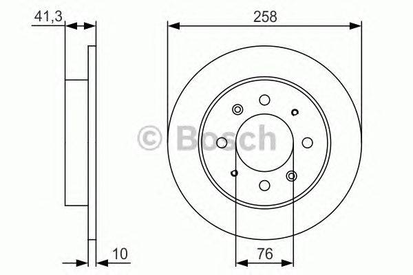 Тормозной диск BOSCH 0 986 479 S57