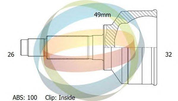 Шарнирный комплект, приводной вал ODM-MULTIPARTS 12-040840