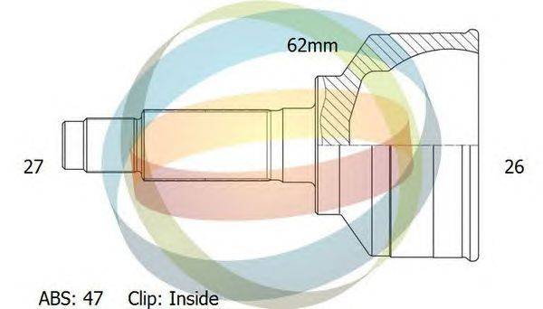 Шарнирный комплект, приводной вал ODM-MULTIPARTS 12-080670