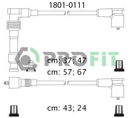Комплект проводов зажигания PROFIT 1801-0111