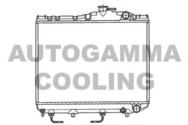 Радиатор, охлаждение двигателя AUTOGAMMA 101035
