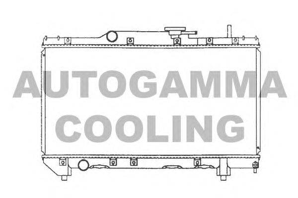 Радиатор, охлаждение двигателя AUTOGAMMA 101268
