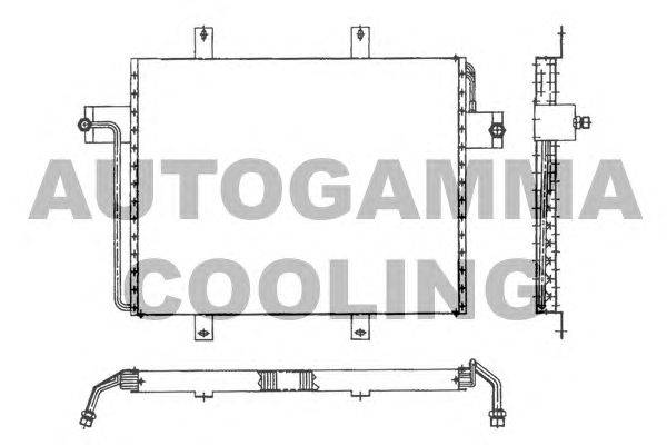 Конденсатор, кондиционер AUTOGAMMA 101798