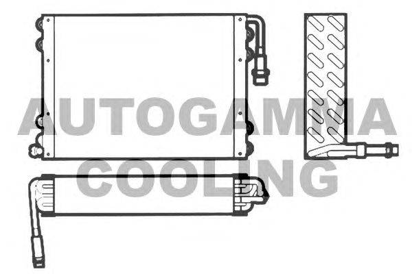Конденсатор, кондиционер AUTOGAMMA 102595