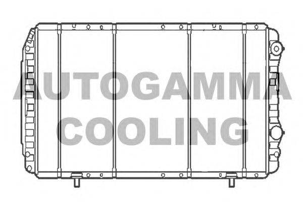 Радиатор, охлаждение двигателя AUTOGAMMA 103110