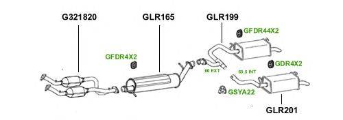 Система выпуска ОГ GT Exhaust 1030