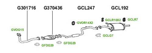 Система выпуска ОГ GT Exhaust 1249