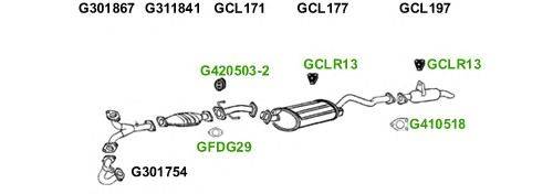 Система выпуска ОГ GT Exhaust 1274