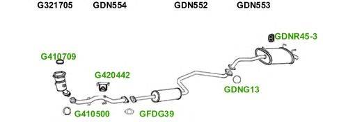 Система выпуска ОГ GT Exhaust 1359