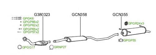 Система выпуска ОГ GT Exhaust 223