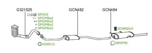 Система выпуска ОГ GT Exhaust 242