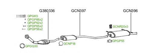 Система выпуска ОГ GT Exhaust 245