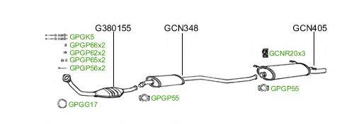 Система выпуска ОГ GT Exhaust 260