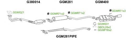 Система выпуска ОГ GT Exhaust 2646