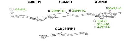 Система выпуска ОГ GT Exhaust 2652