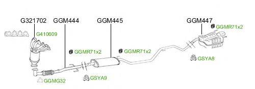 Система выпуска ОГ GT Exhaust 2669