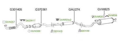 Система выпуска ОГ GT Exhaust 2699