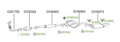 Система выпуска ОГ GT Exhaust 2770