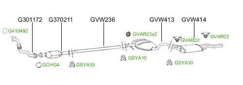 Система выпуска ОГ GT Exhaust 2781