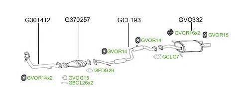 Система выпуска ОГ GT Exhaust 2927