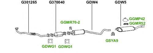 Система выпуска ОГ GT Exhaust 293