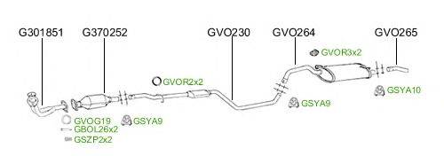 Система выпуска ОГ GT Exhaust 2953