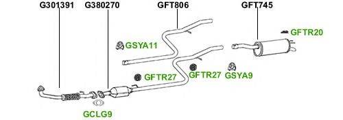 Система выпуска ОГ GT Exhaust 350