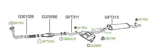 Система выпуска ОГ GT Exhaust 437