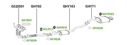 Система выпуска ОГ GT Exhaust 4438