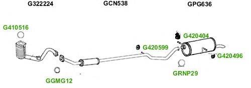 Система выпуска ОГ GT Exhaust 4601