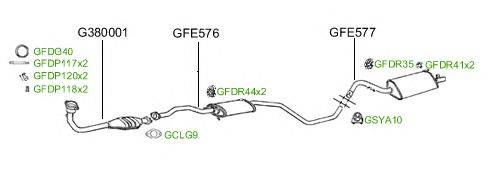 Система выпуска ОГ GT Exhaust 527