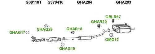 Система выпуска ОГ GT Exhaust 5719