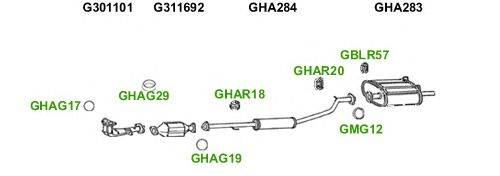 Система выпуска ОГ GT Exhaust 5720