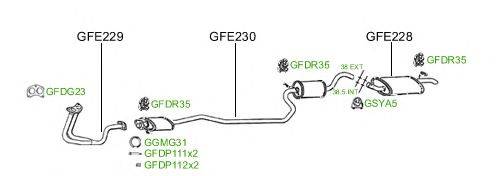 Система выпуска ОГ GT Exhaust 591