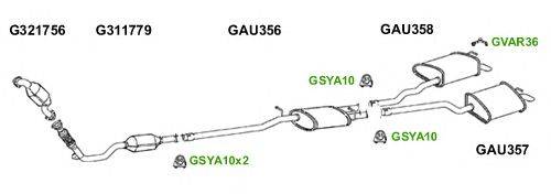 Система выпуска ОГ GT Exhaust 6047