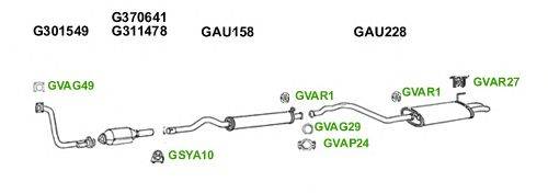 Система выпуска ОГ GT Exhaust 6089