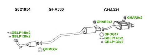 Система выпуска ОГ GT Exhaust 6409