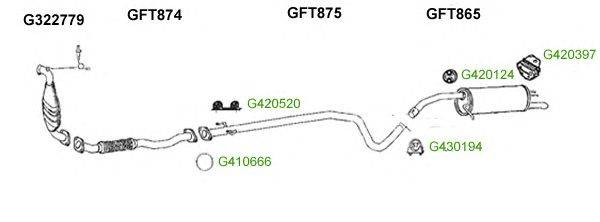 Система выпуска ОГ GT Exhaust 7799