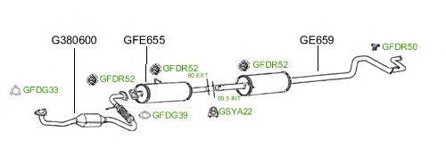 Система выпуска ОГ GT Exhaust 851