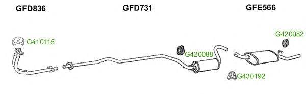 Система выпуска ОГ GT Exhaust 9291