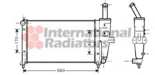 Радиатор, охлаждение двигателя FIAT / LANCIA 46788046