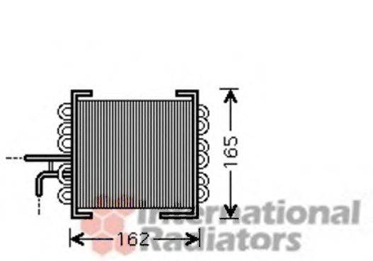 Радиатор, охлаждение двигателя VAN WEZEL 30002443