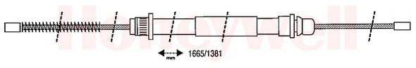 Трос, стояночная тормозная система BENDIX 431221B