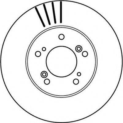 Тормозной диск BENDIX 562143BC